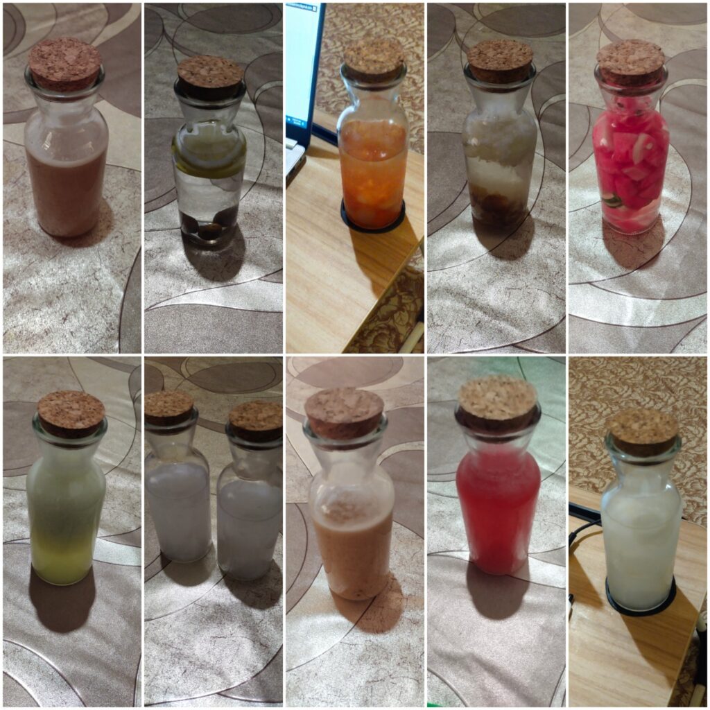 Homemade healthy drinks prepared during Ramadan, symbolizing nourishment, discipline, and mindful consumption