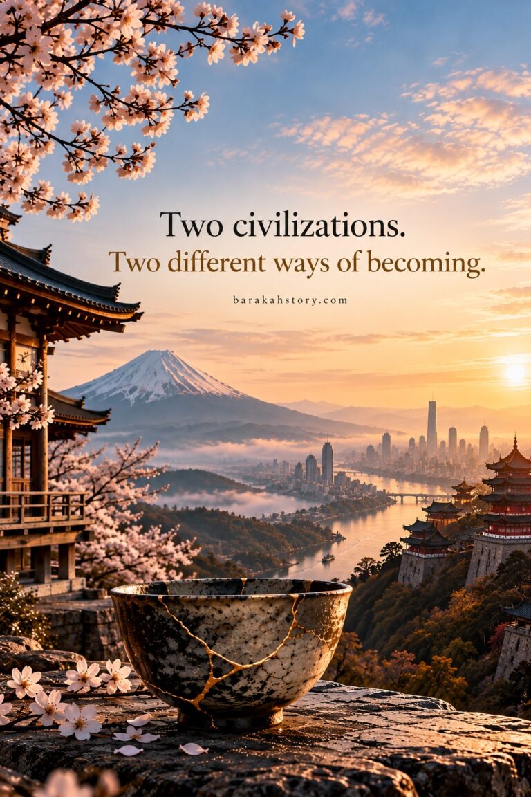 Japanese and Chinese civilizations: The Art of Becoming - a reflection on kintsugi, civilizational inheritance, knowledge, mastery, and the Islamic values of ihsan and itqan.